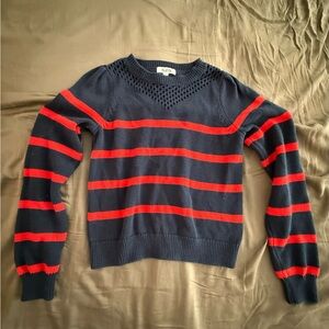 525 America Textured Navy Sweater
